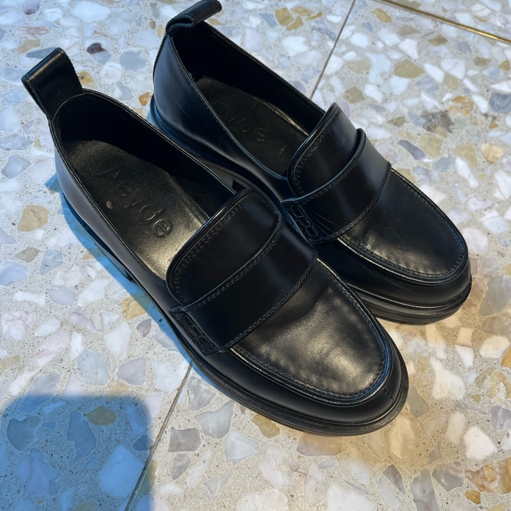 Aeyde chunky loafers